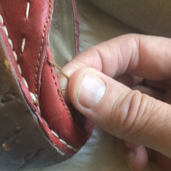 Red El Natura Lista Clogs - Picture 5 of 8